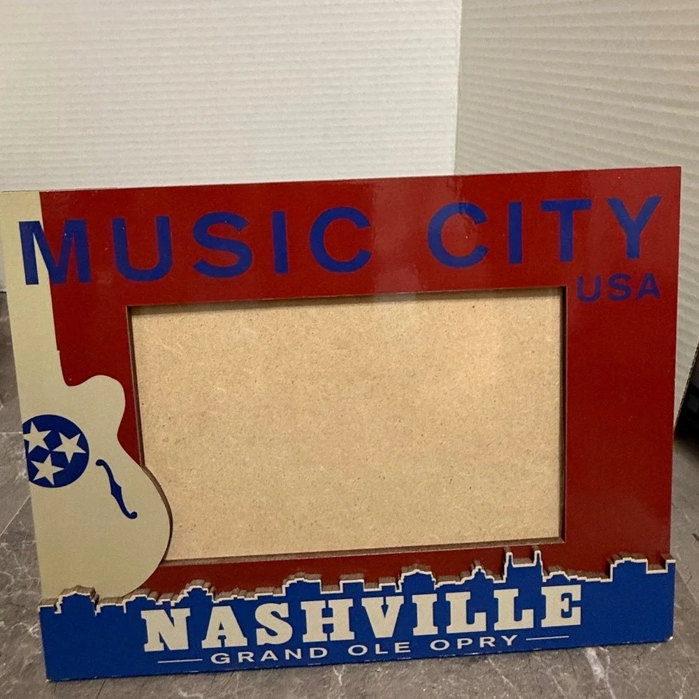 Nashville Music City USA Grand Ole Opry Picture Frame Collectible Souvenir 4 x 6